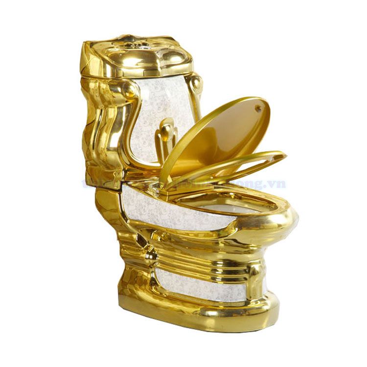 Bồn cầu mạ vàng cao cấp TL G1921